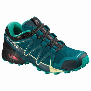 Dámske Bežecké Topánky Salomon SPEEDCROSS VARIO 2 GTX W Modre/Čierne,551-73209